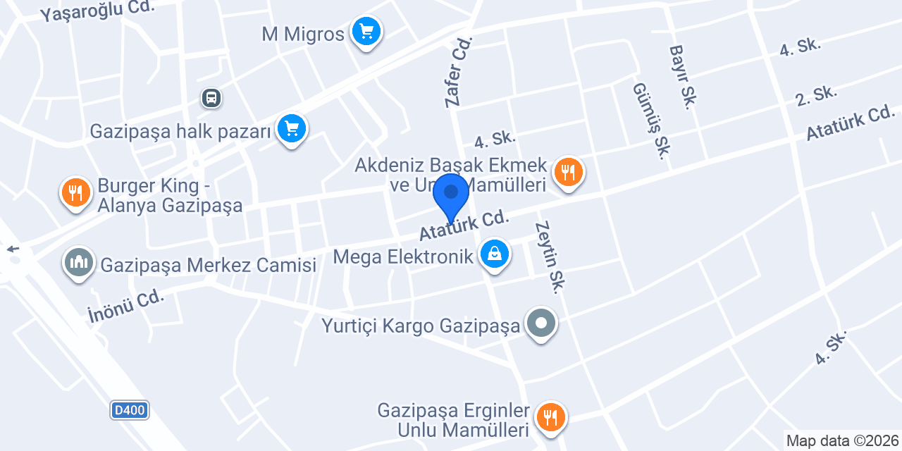 Şahin Hırdavat Yapı Malzemeleri konumu