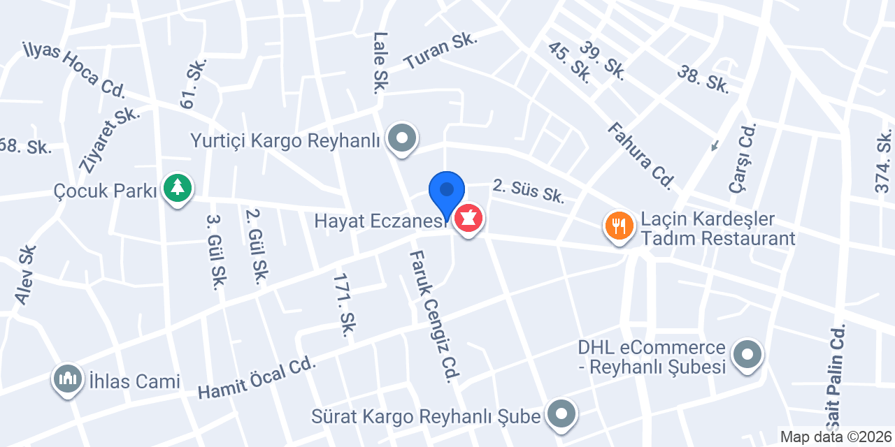 Pişen Eczanesi konumu