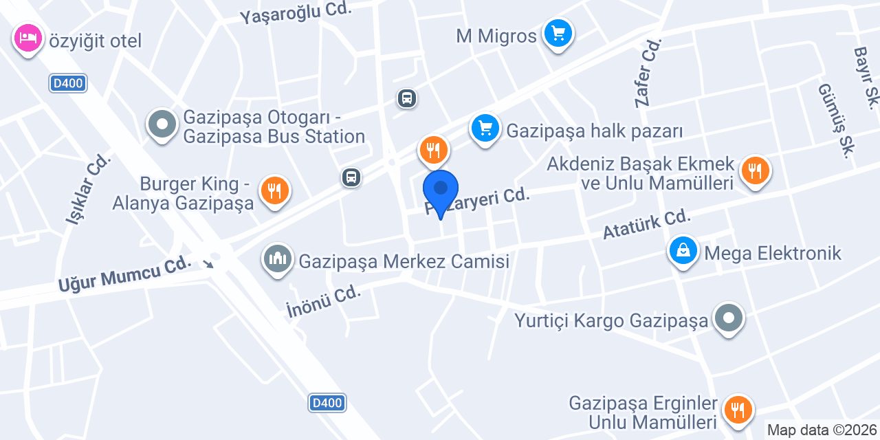 Öncü Yapı Market konumu