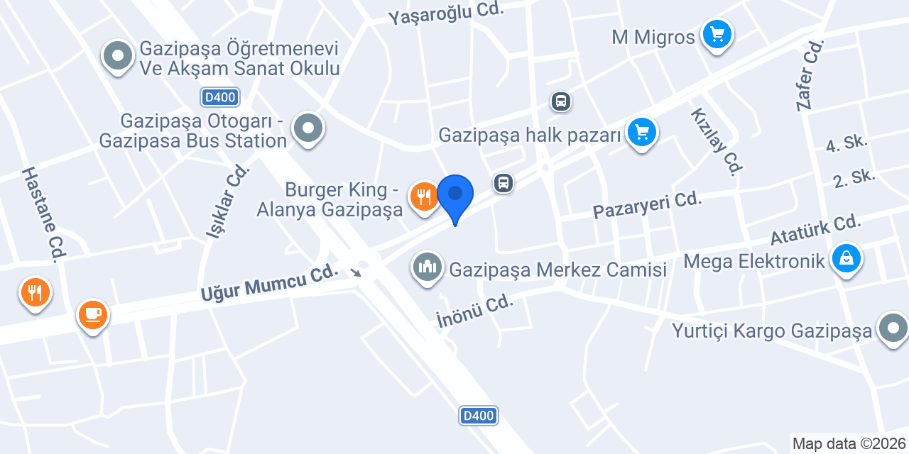 Akbank konumu