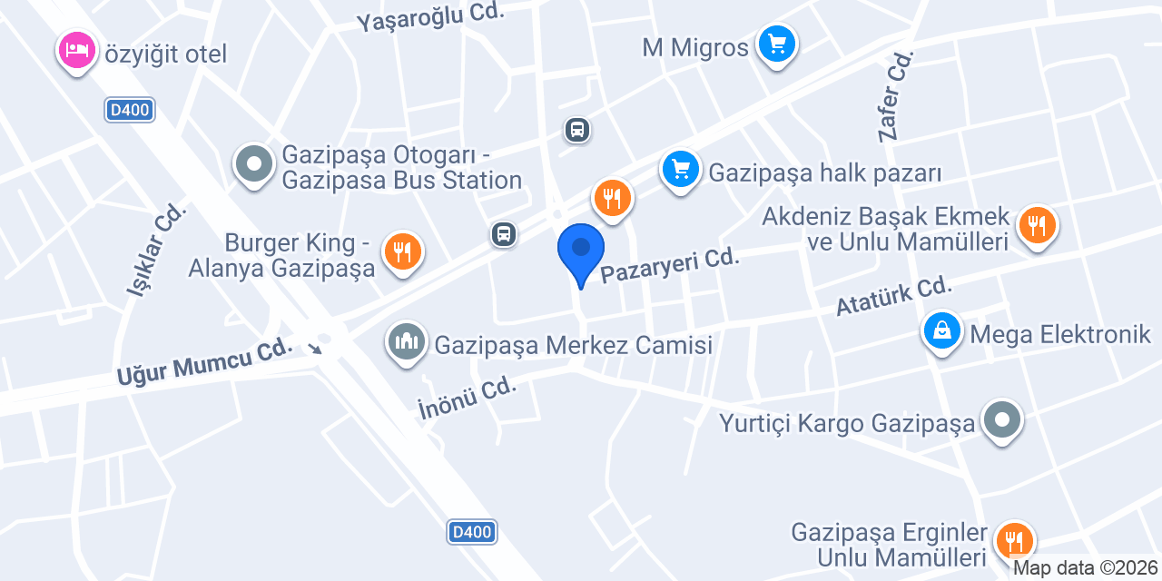 TUNCER ECZANESİ konumu