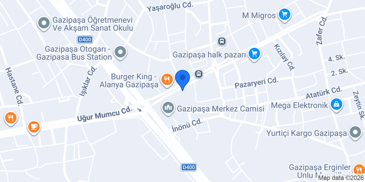 Kuaför Ayşe konumu