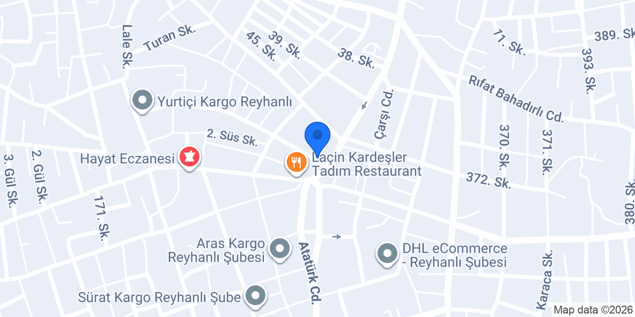 Şan Mobilya konumu