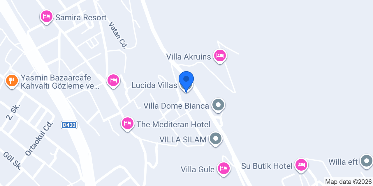 Lucida Villas konumu
