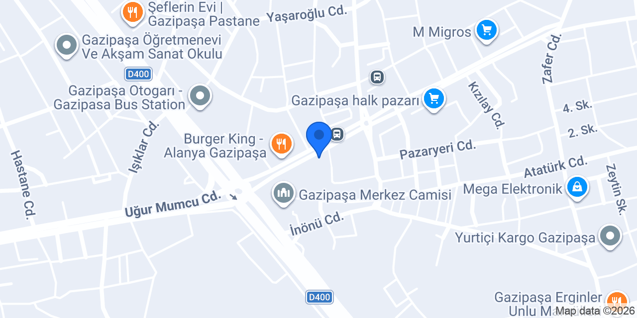 Av. Seda Bişkin Hukuk Bürosu konumu