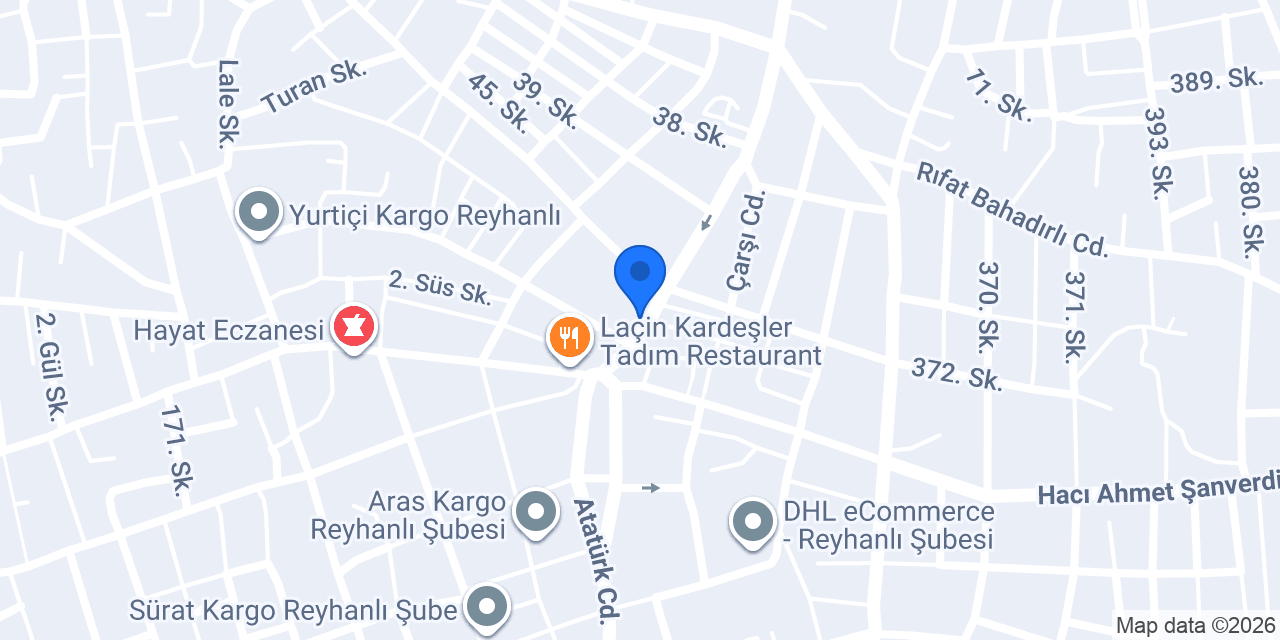 REYHANLI ATLAS SİGORTA konumu