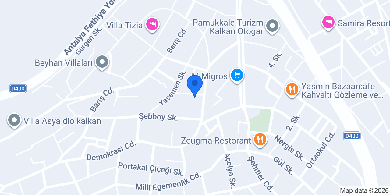 Kalkan İlköğretim Okulu konumu