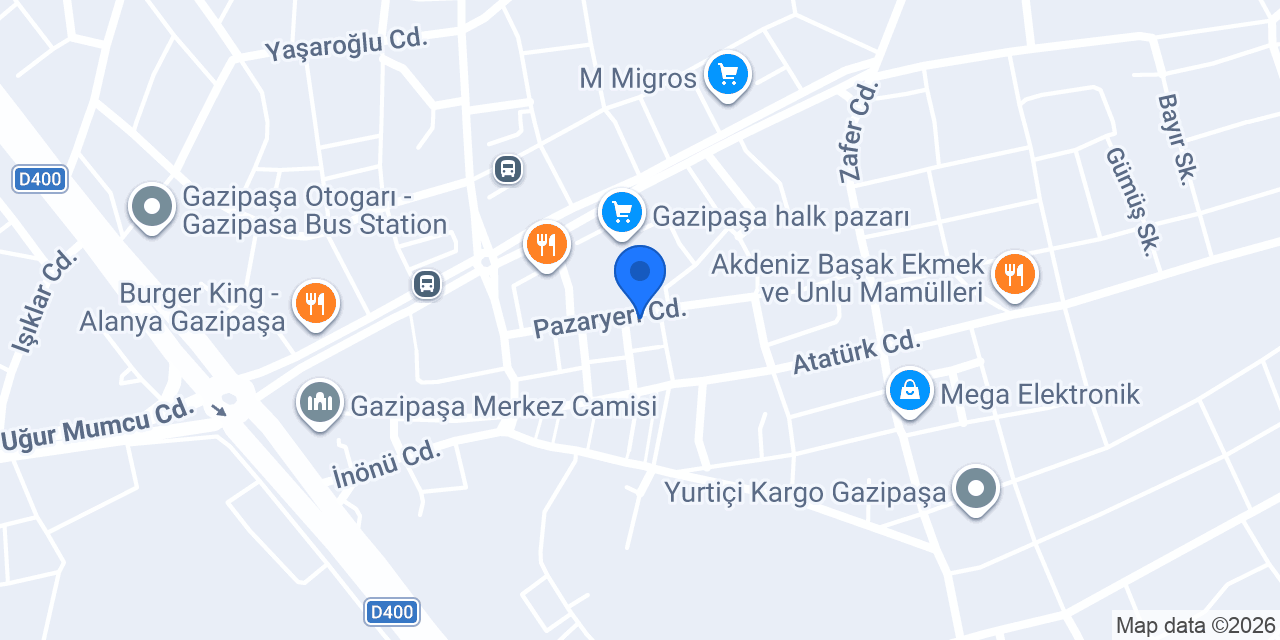 Gülen Oyuncak konumu