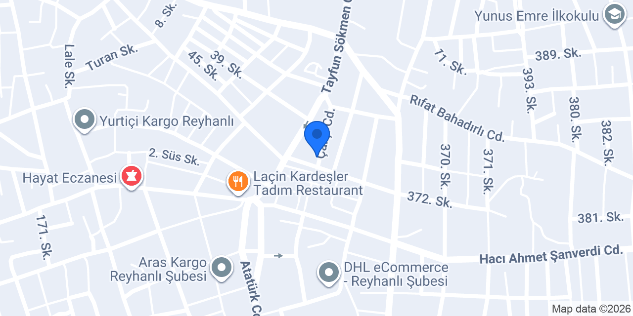 Reyhanlı Taksi konumu
