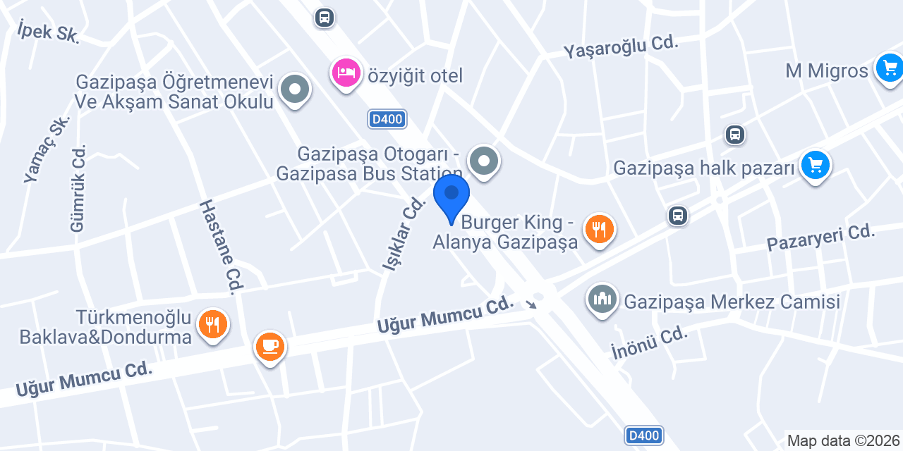 Şato Kebap ve Lahmacun konumu