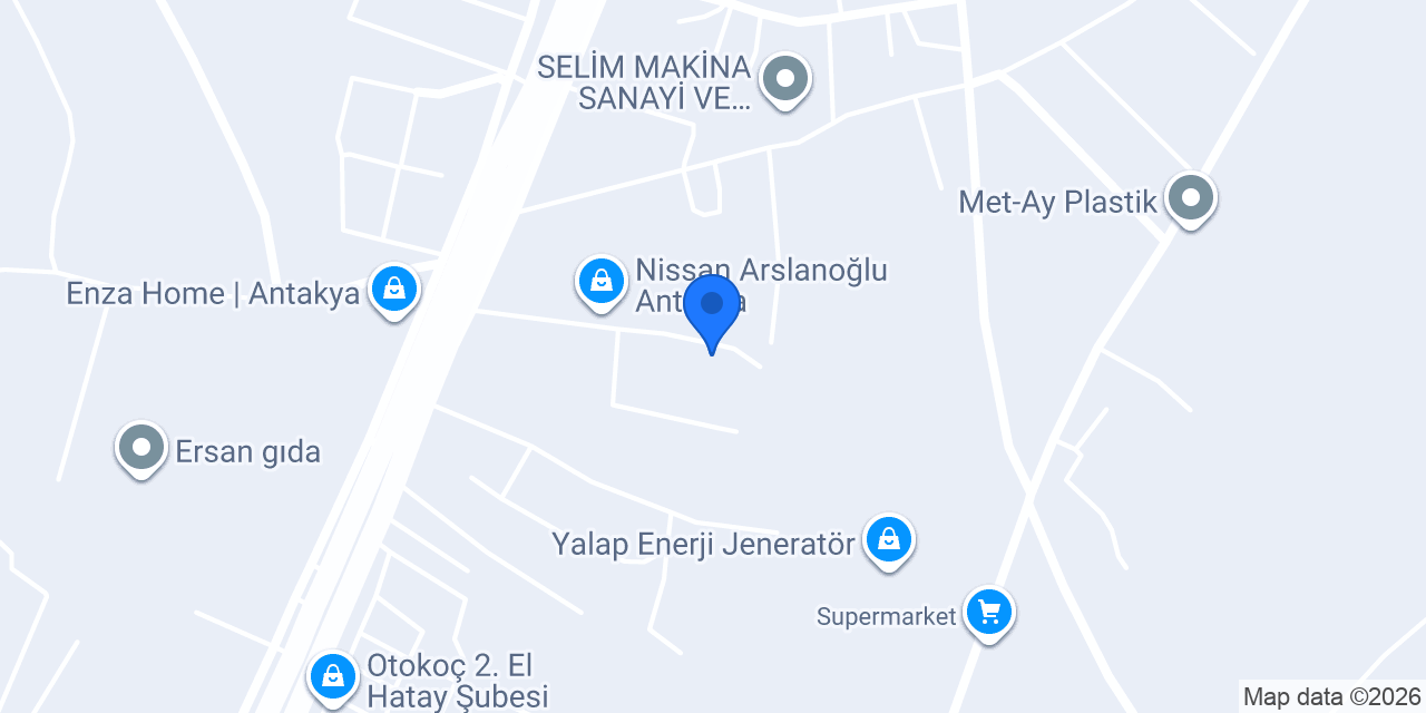 Budget Antakya Ofisi konumu