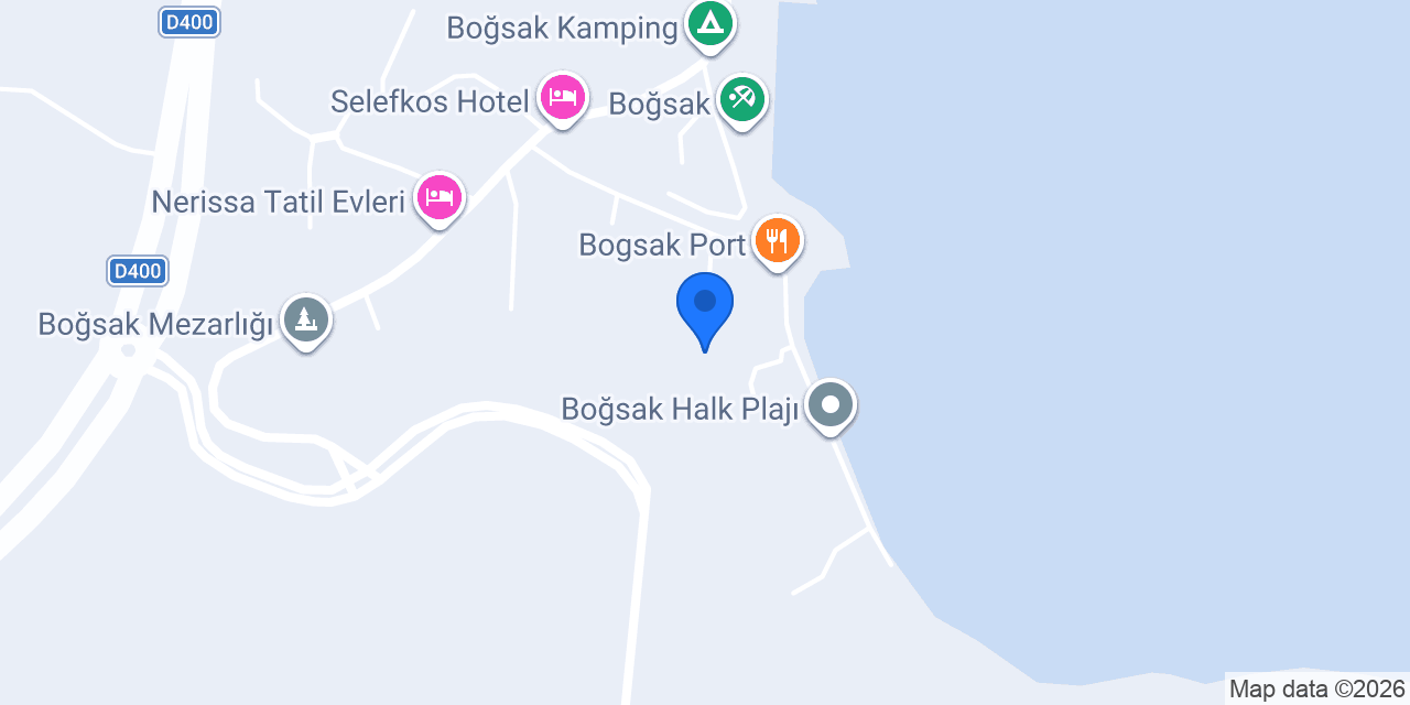 Boğsak Bungalov konumu