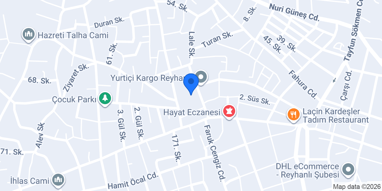 Reyhanlı Halk Eğitim Merkezi konumu