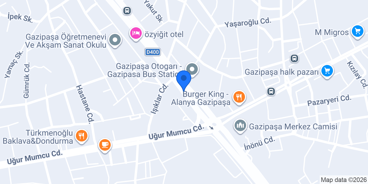 Lilyum Mutfak konumu