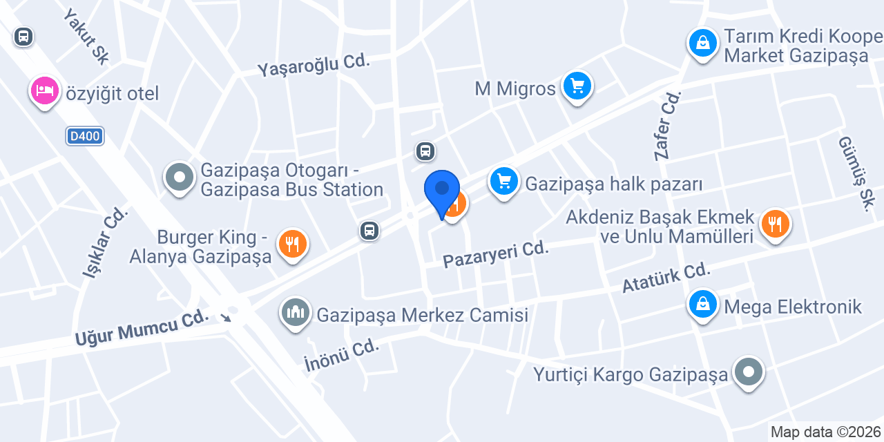 Lezzet Durağı konumu