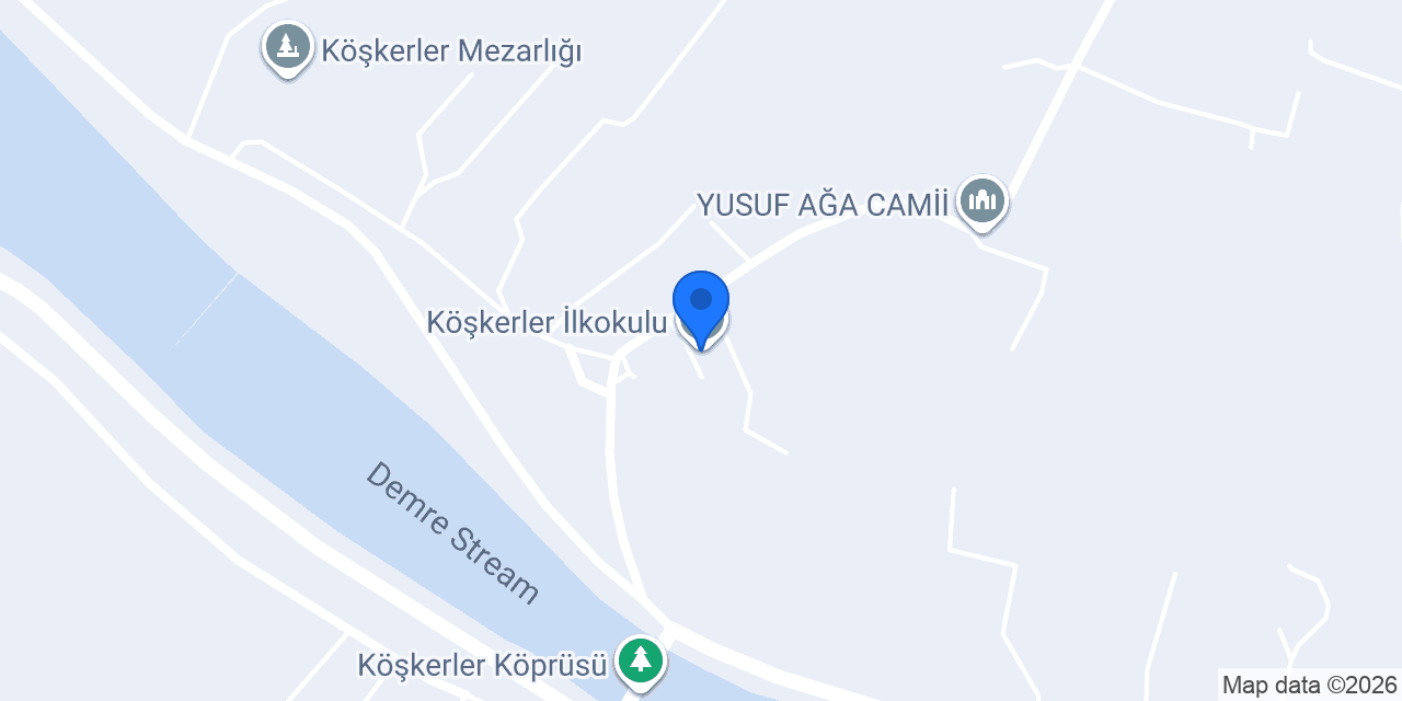 Köşkerler İlkokulu konumu