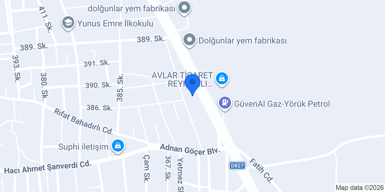 Seçgin Oto Galeri konumu