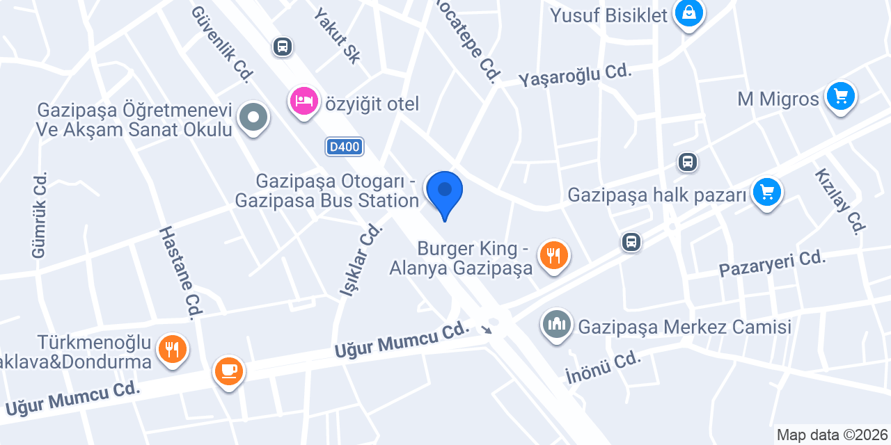 ÖZKAYMAK konumu