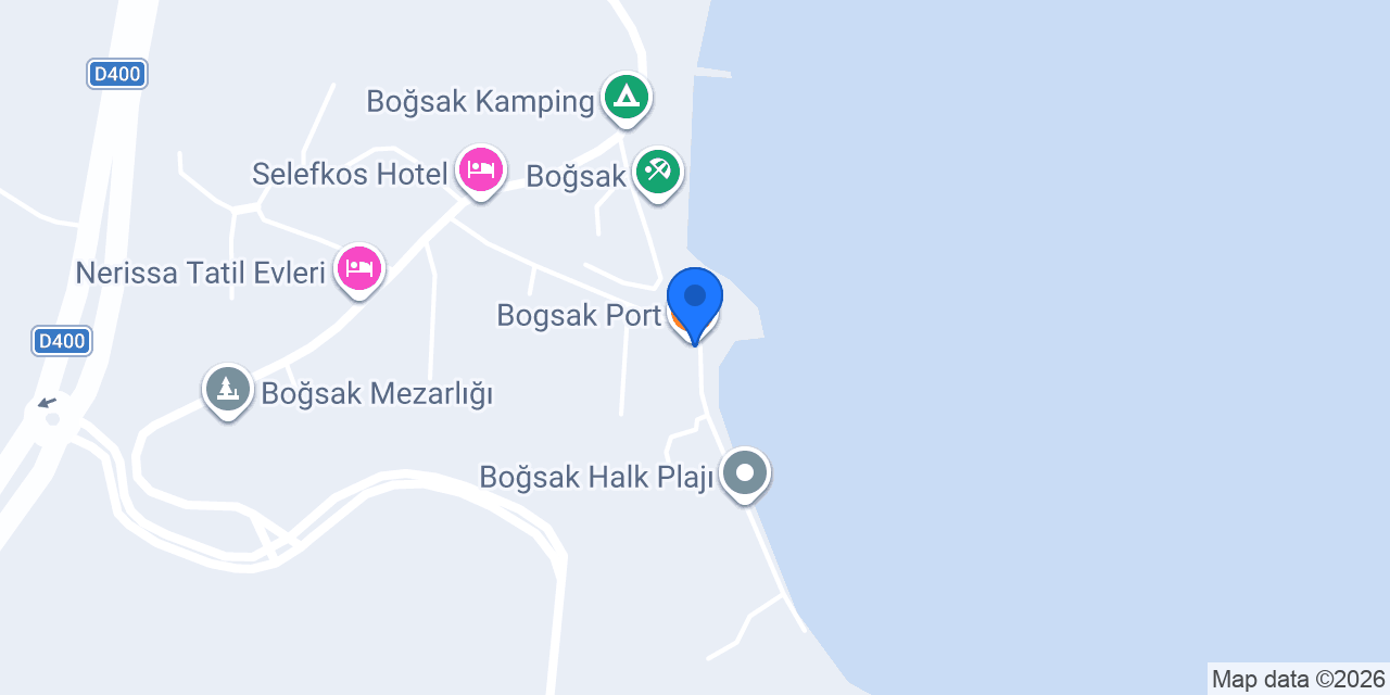 BOĞSAK KAMP ALANI konumu