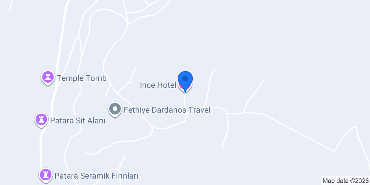 Ince Hotel konumu