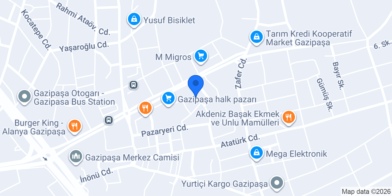 DHL eCommerce - Gazipaşa Şubesi konumu