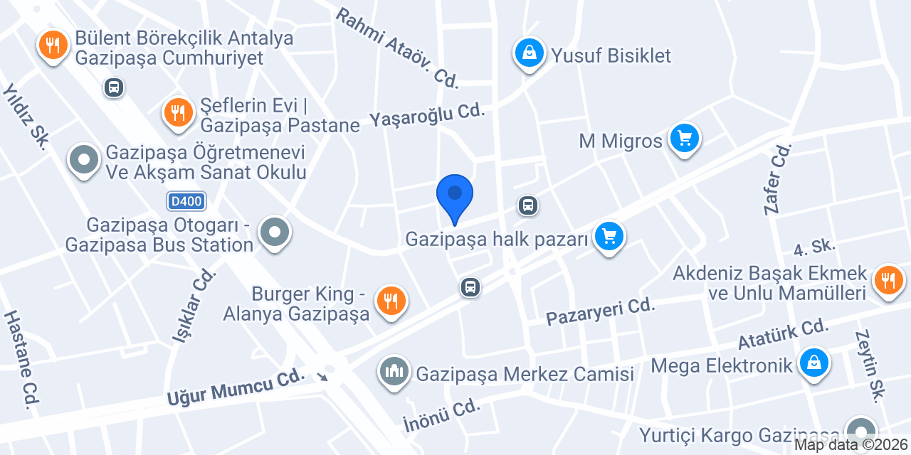 MAVİ ASANSÖR konumu