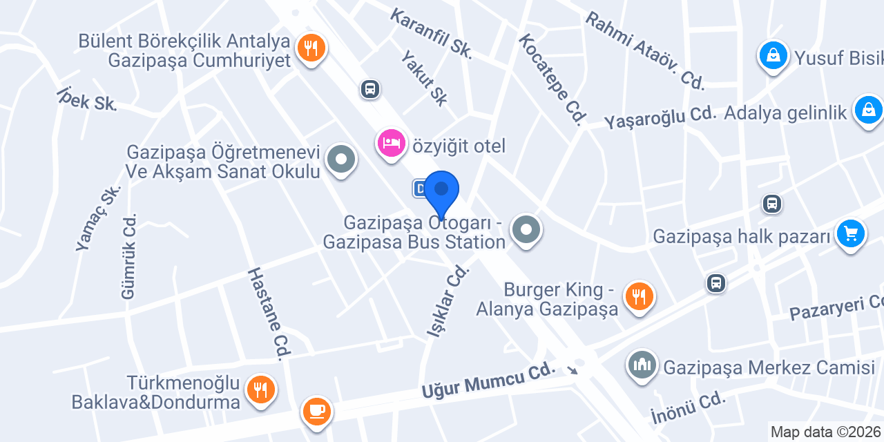 Ulusoy Emlak konumu