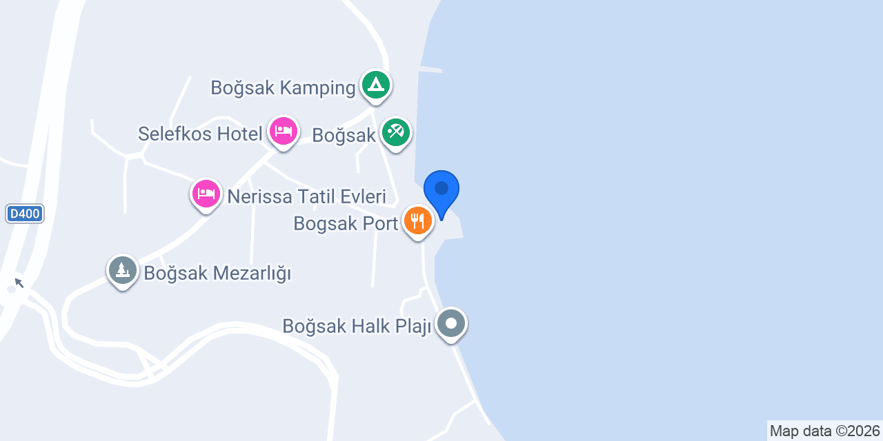 Boğsak Vip Yatçılık konumu