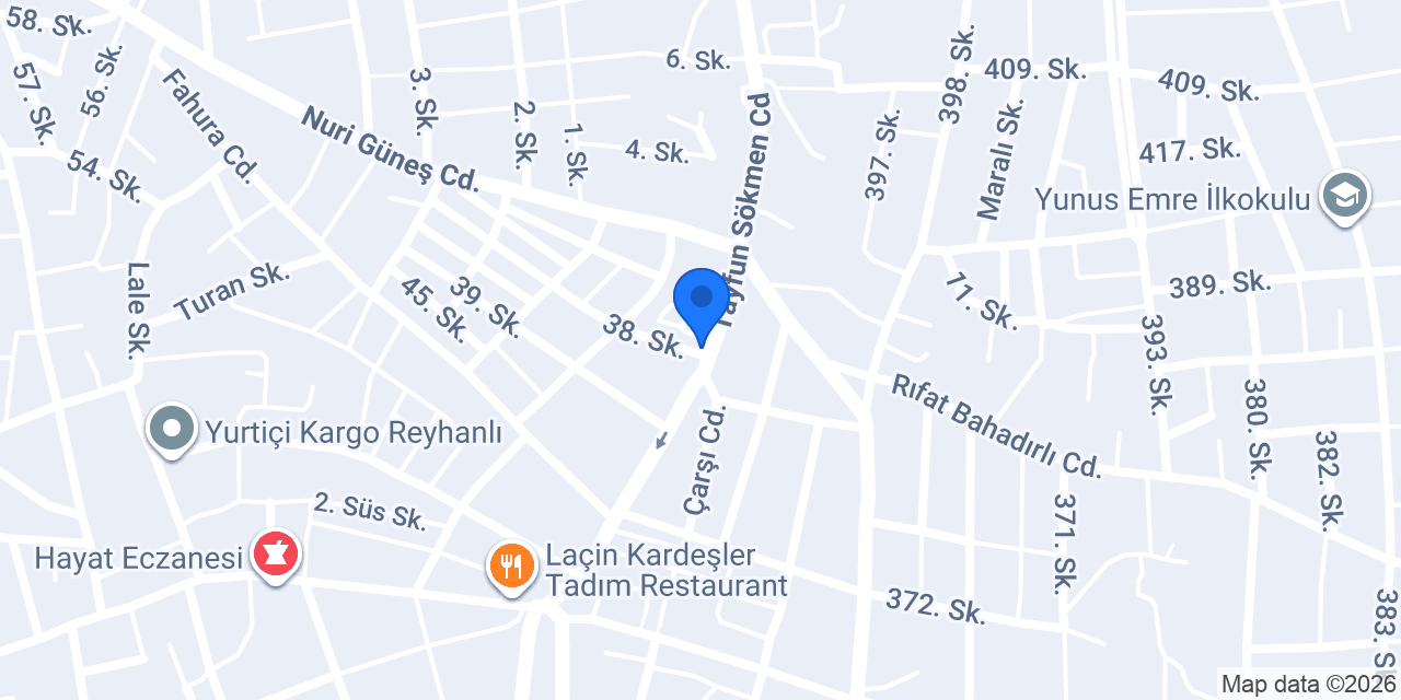 Hatay Gökbey Seyahat konumu