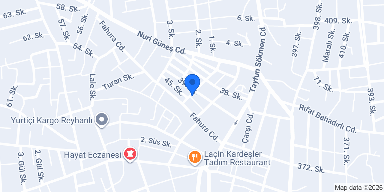 Durmuşoğlu Oto Kaporta Boya konumu