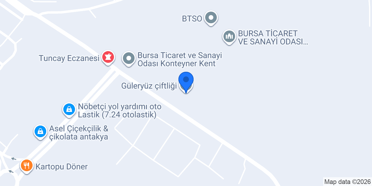 Güleryüz çiftliği konumu