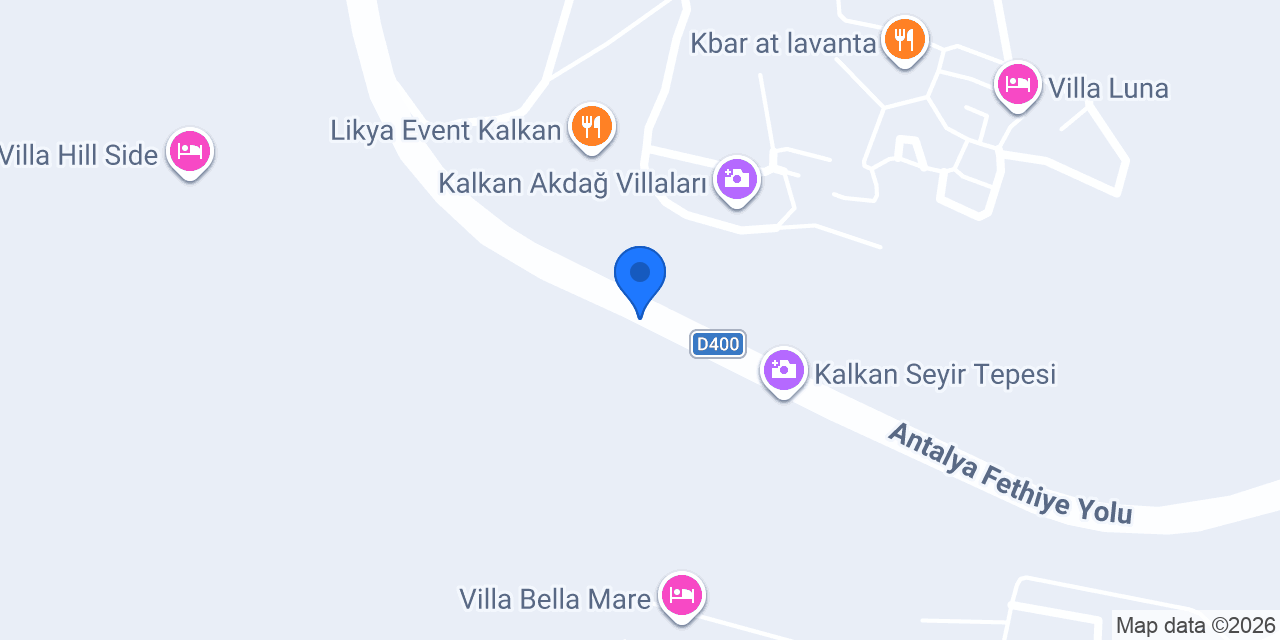 Kalkan Lettings by TurkishLettings konumu