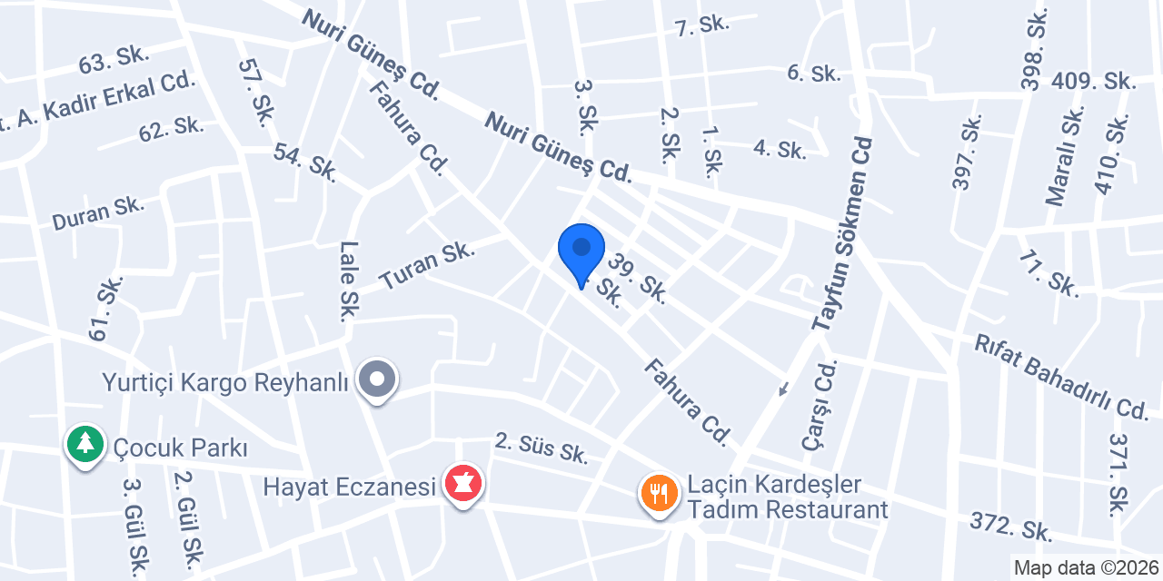 Yeterler Ekmek Fırını konumu