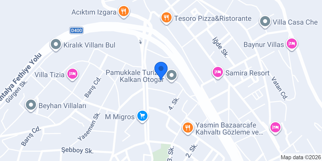 KalkanNirvana Rent a Car konumu