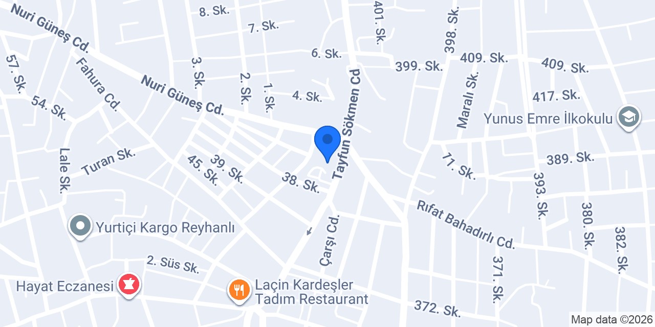 Has Turizm Reyhanlı konumu