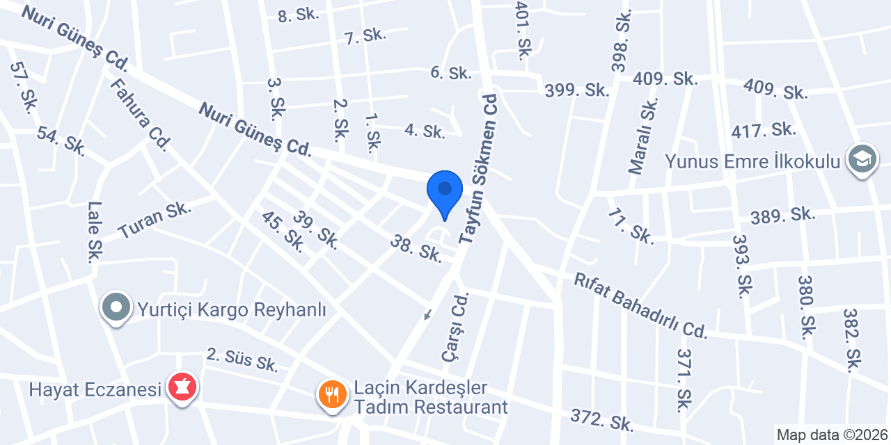 Jet Turizm konumu