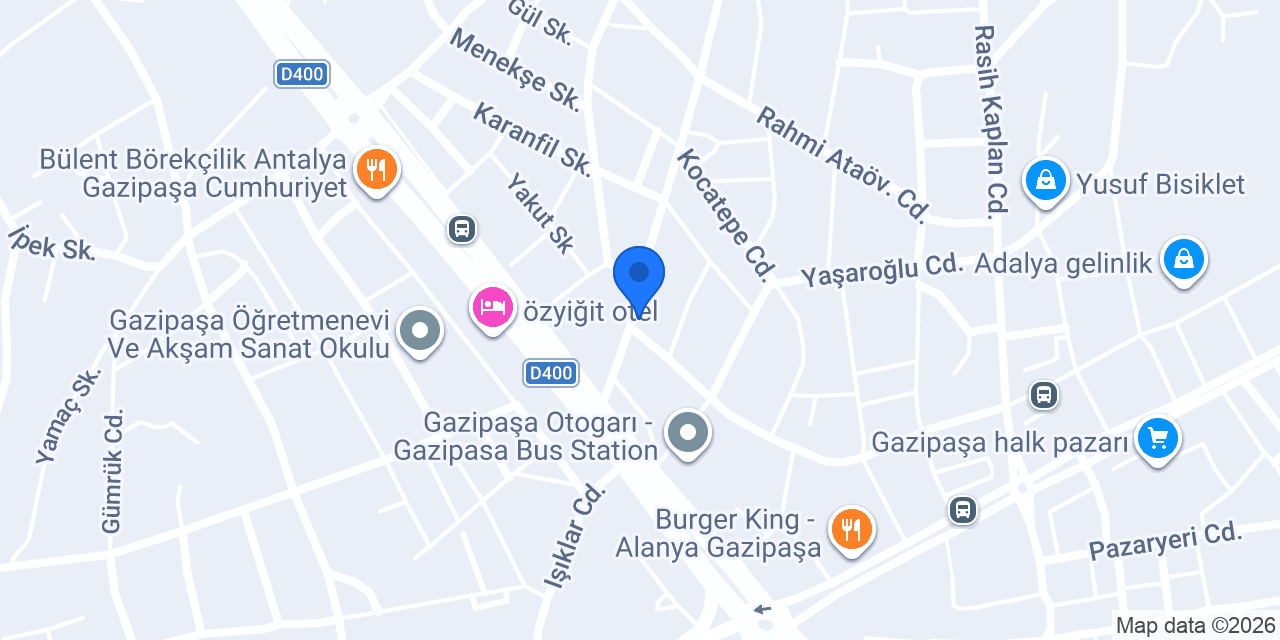Diş Hekimi Yılmaz Baş konumu
