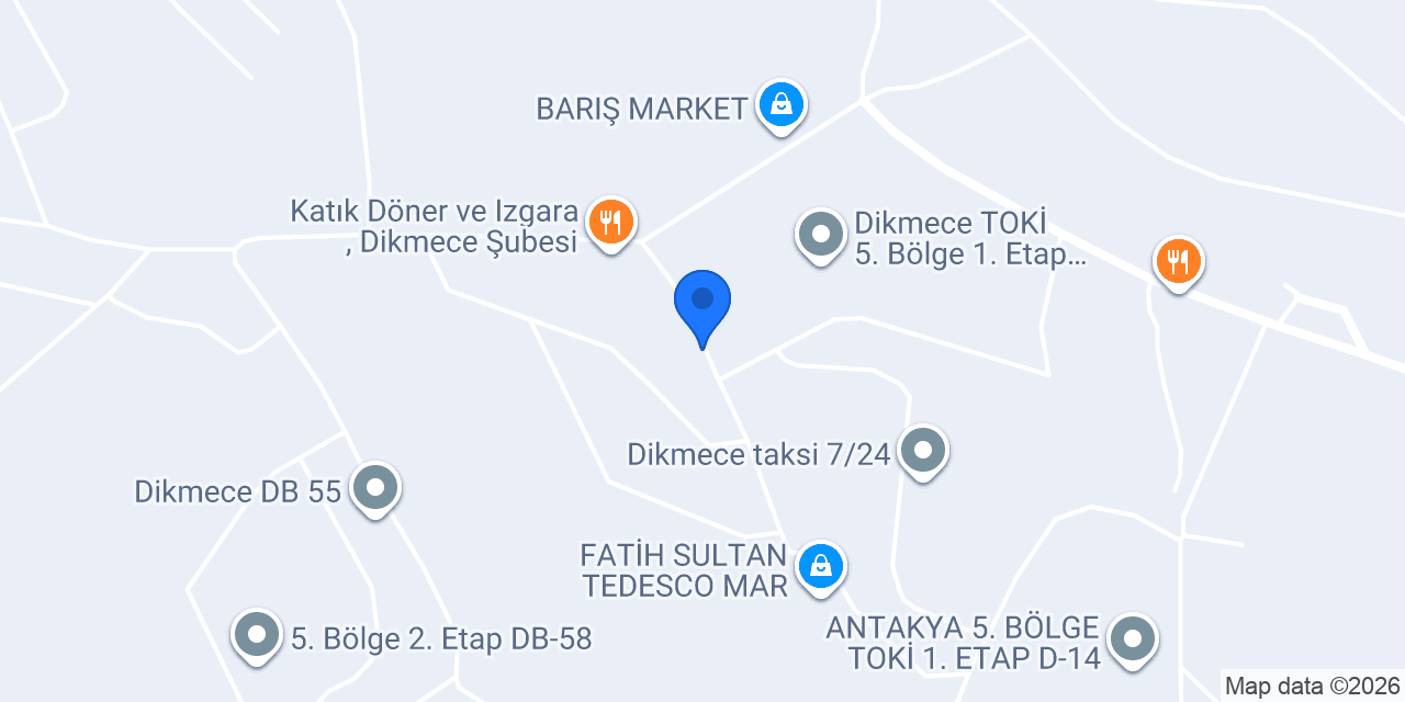 Antakya Taksi konumu