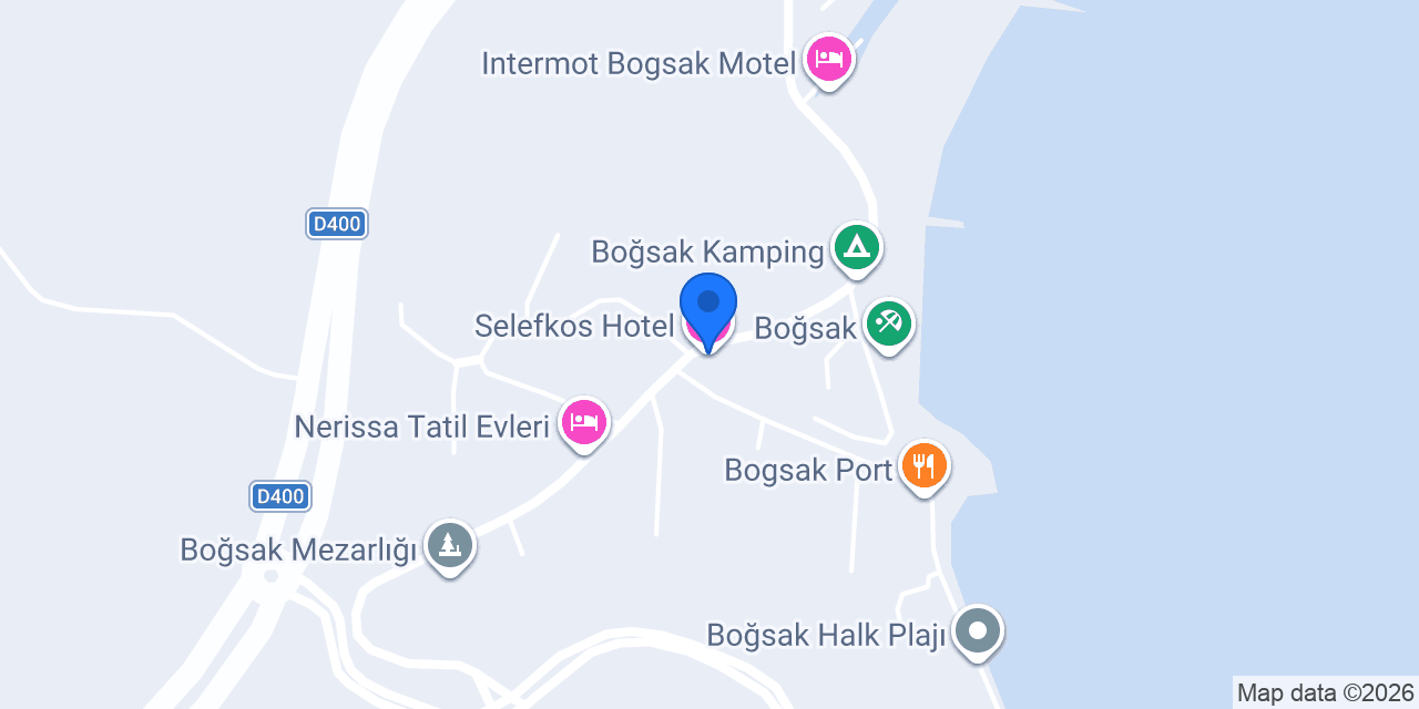 Selefkos Hotel konumu