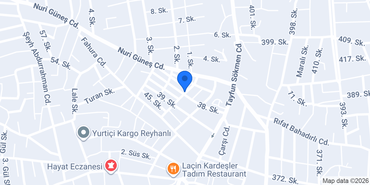 Kevser Mobilya konumu