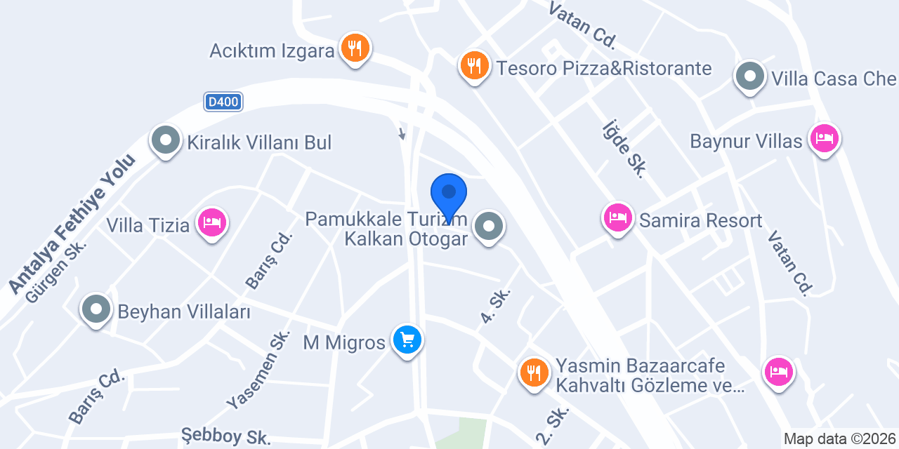 Adalya Villa Seyahat Acentası konumu