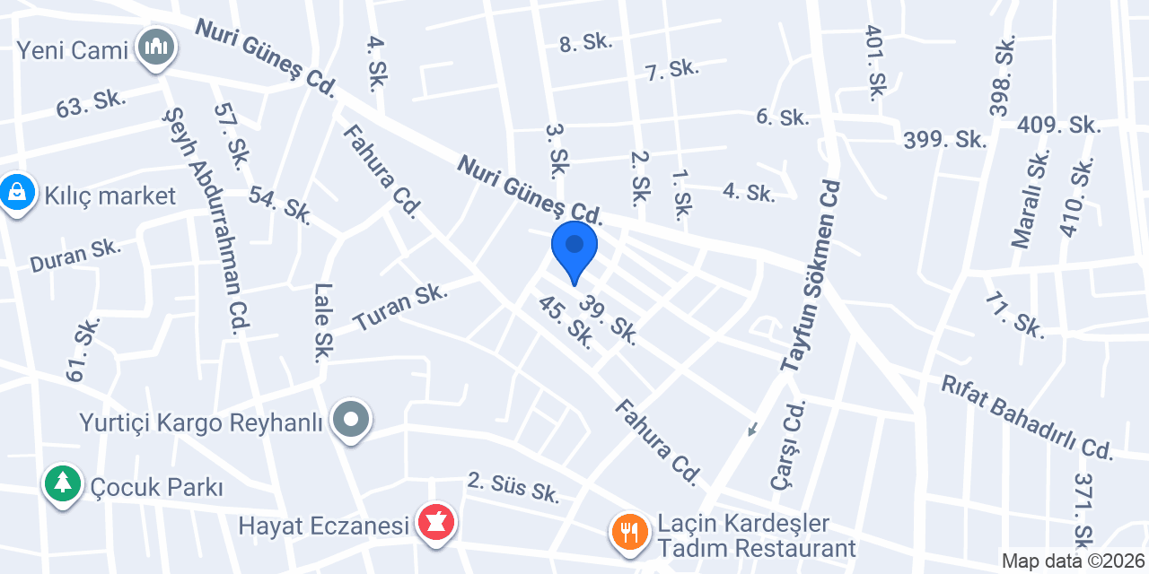 Yıldız Orman Ürünleri konumu