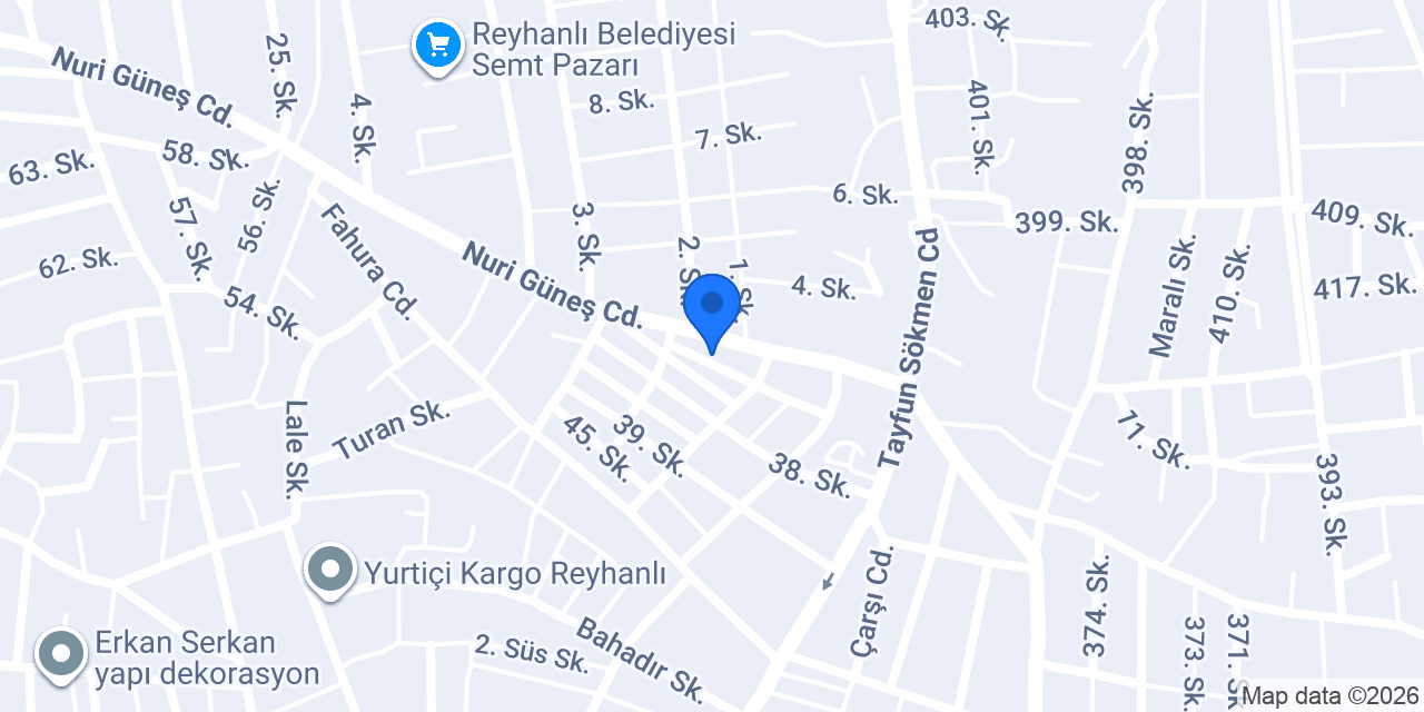Özen Oto Döşeme konumu