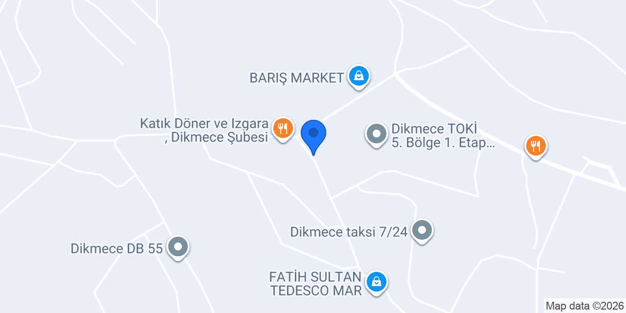 Dikmece taksi konumu