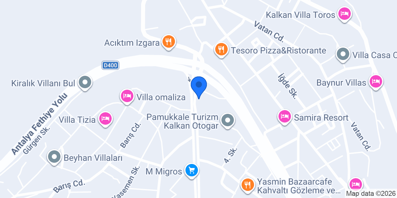 Kalkan Holiday Rentals konumu
