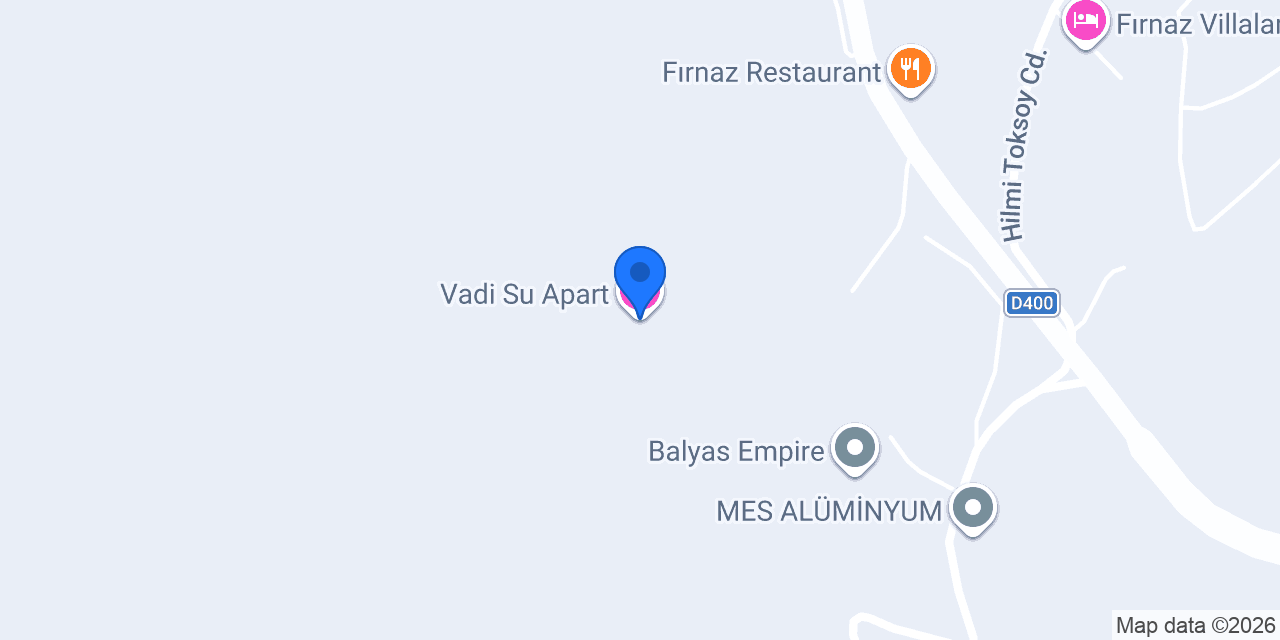 Vadi Su Apart konumu