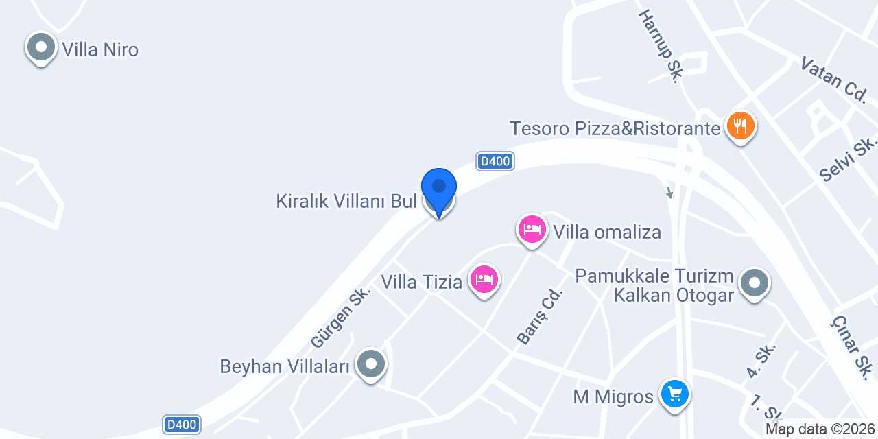 Kiralık Hane konumu