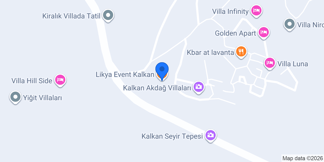 Likya Event Kalkan konumu