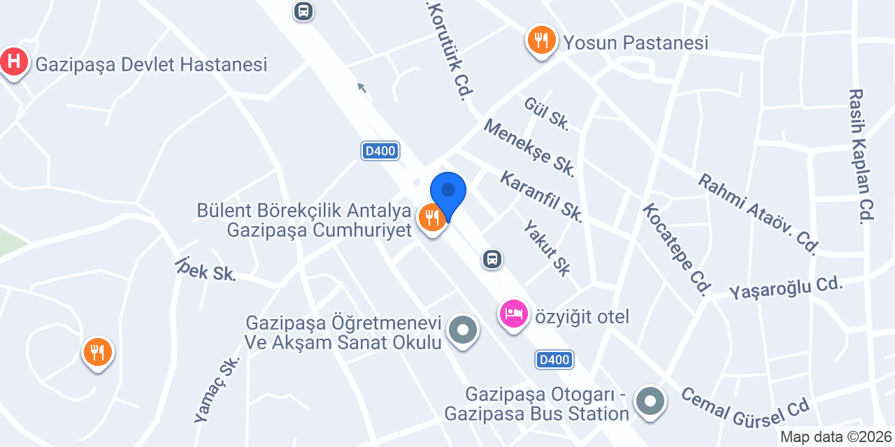 Cadde Moda Gazipaşa konumu