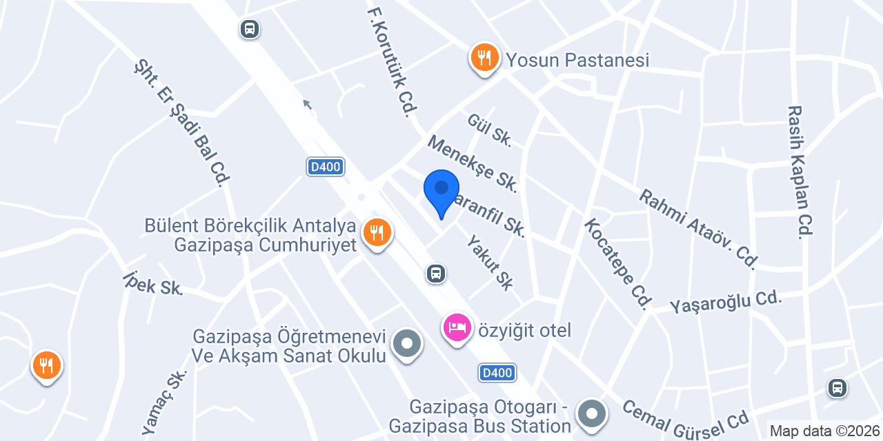 Özgazipaşa Pide Lahmacun Salonu konumu